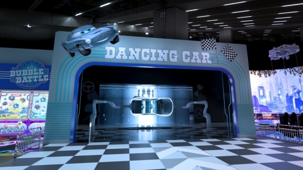 CES 2024 SK그룹관 댄싱카 조감도 [사진=SK온]