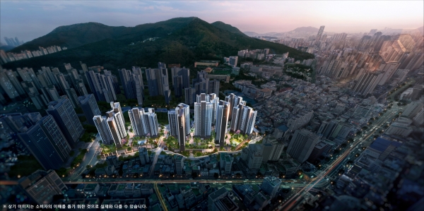 양정 롯데캐슬 프론티엘 조감도