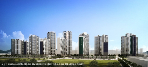'푸르지오 라디우스 파크' 투시도 [사진제공=대우건설]