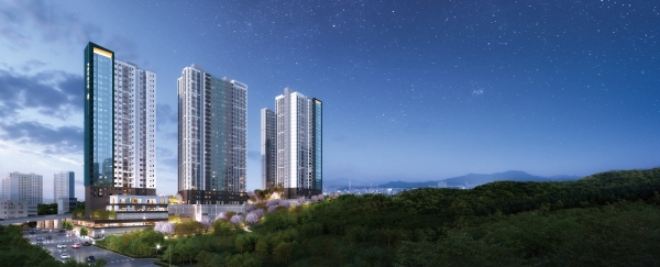 1. 마포 성산 모아타운 1구역 전체 투시도