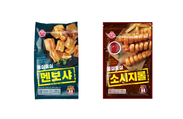 오뚜기 통실통실 멘보샤, 소시지롤 시뮬컷. [사진=오뚜기]