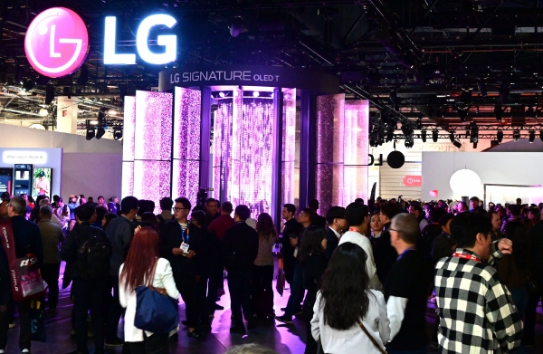 CES 2025 LG전자 전시장 모습 [사진=LG전자]