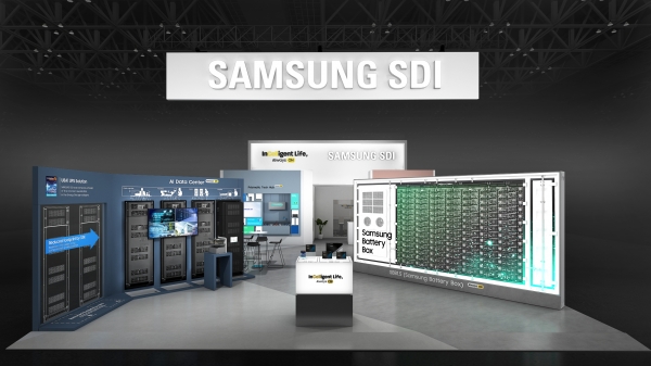 삼성SDI 인터배터리유럽 2025 부스 조감도 [사진=삼성SDI]