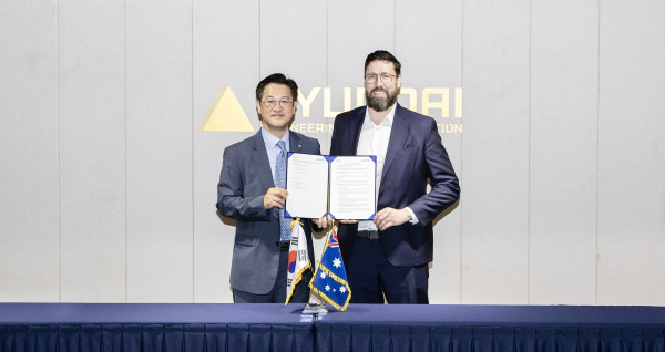현대건설, 호주 빅토리아주 최대 전력망 사업자 '오스넷(AusNet)'과 업무협약 체결[사진=현대건설]
