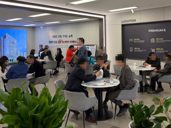 힐스테이트 안양펠루스 홍보관 현장 사진 [사진=현대건설]