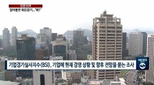 [출연] 한국은행, 2019년 1월 기업경기실사지수 69 지난달보다 3P '감소'...기업체감 경기 '꽁꽁'