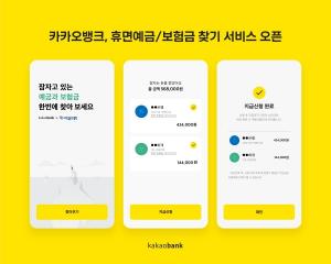 카카오뱅크, ‘휴면예금·보험금 찾기’ 서비스 200만명 조회