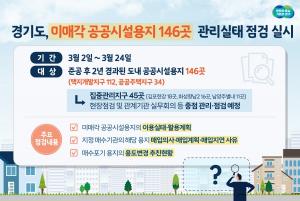 경기도내 미매각 공공시설 용지 146곳...도, 관리실태 점검