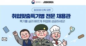 잡코리아·병무청, ‘취업맞춤특기병 전문 채용관’ 개설