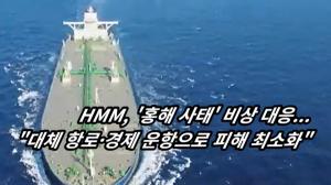 [이슈] HMM, '홍해 사태' 비상 대응..."대체 항로·경제 운항으로 피해 최소화"