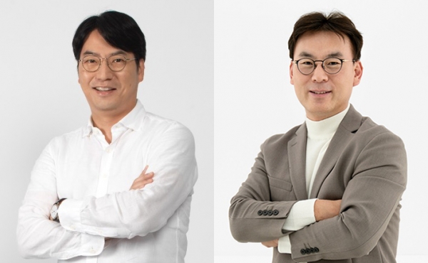 (좌)이승원 글로벌 총괄 사장 (우)도기욱 신임 각자 대표