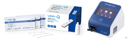▲VERI-Q SARS-CoV-2 Neutralizing Antibody Rapid Test Kit, VERI-Q Pino View / 사진제공: 미코바이오메드